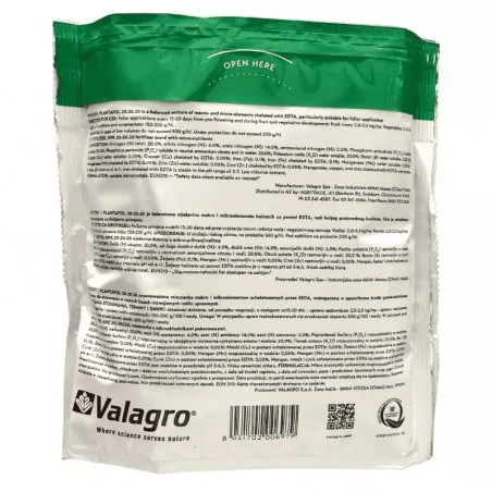 PLANTAFOL 20 20 20 NPK nawóz makro i mikroelementowy schelatowany przez EDTA