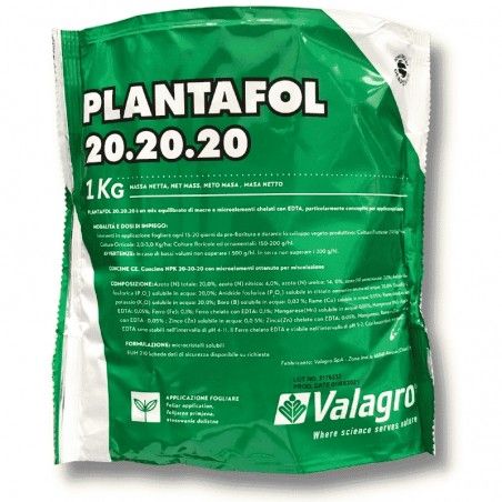 PLANTAFOL 20 20 20 NPK nawóz makro i mikroelementowy schelatowany przez EDTA