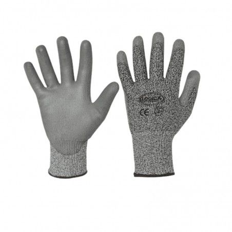 Logica DIN5 Schnittschutzhandschuhe mit PU-beschichteter Manschette