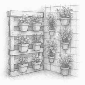 Pareti verdi orto verticale (professionali o fai-da-te con pallet/griglie)